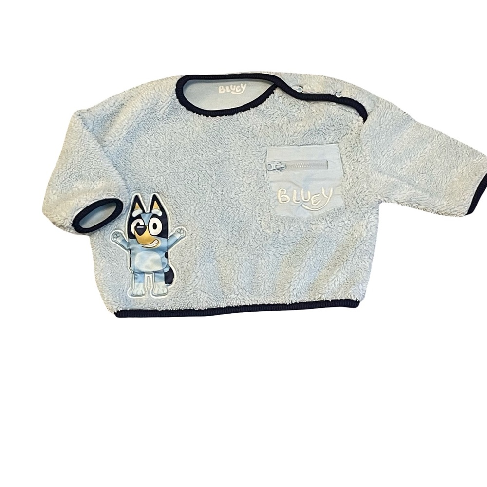 Bluey Kids Matching Set - Blue and Navy - Picture 2 of 7